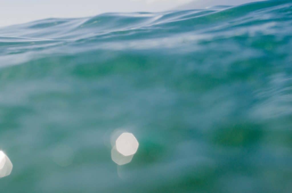 water sparkles in the ocean a perfect place for floating and self care